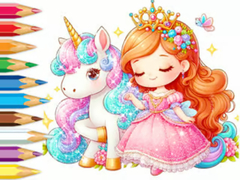 खेल Coloring Book: Unicorn Secret Whisper