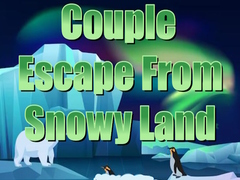 खेल Couple Escape from Snowy Land