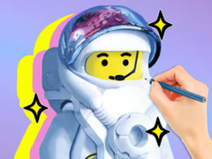 खेल Coloring Book: LEGO Astronaut