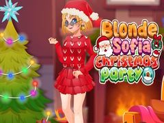 खेल Blonde Sofia: Christmas Party