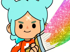 खेल Coloring Book: Toca Boca Rita