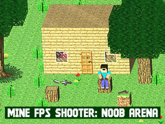 खेल Mine FPS Shooter: Noob Arena