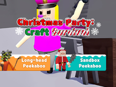 खेल Christmas Party: Craft Survival