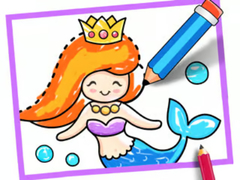 खेल Toddler Drawing: Mermaid