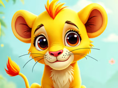 खेल Jigsaw Puzzle: Baby Simba