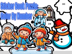 खेल Sticker Book Puzzle: Color By Number