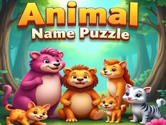 खेल Animal Name Puzzle