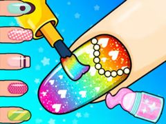 खेल Coloring Book: Nail Salon