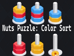 खेल Nuts Puzzle: Color Sort