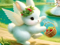 खेल Jigsaw Puzzle: Angel Bunny