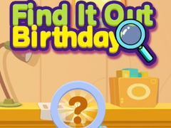 खेल Find It Out Birthday