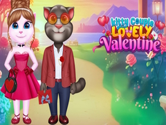 खेल Kitty Couple Lovely Valentine