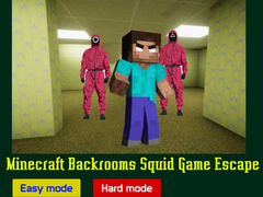 खेल Minecraft Backrooms Squid Game Escape