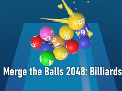 खेल Merge the Balls 2048: Billiards!