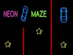 खेल Neon Car Maze