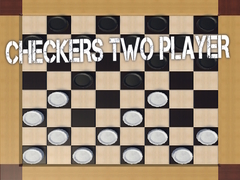 खेल Checkers Two Player