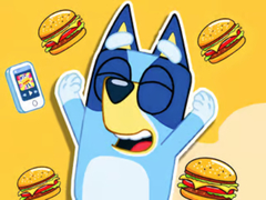 खेल Jigsaw Puzzle: Burger Dog Bluey