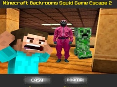 खेल Minecraft Backrooms Squid Game Escape 2