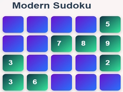 खेल Modern Sudoku