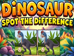 खेल Dinosaur Spot the Difference