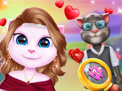 खेल Kitty Couple Lovely Valentine