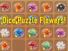 खेल Dice Puzzle Flowers!