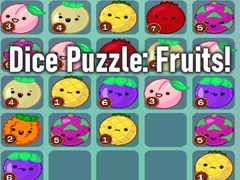 खेल Dice Puzzle: Fruits!