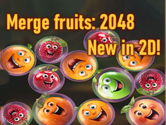 खेल Merge fruits: 2048 New in 2D!