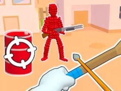 खेल Stickman Archer Shooting Arrows at Reds