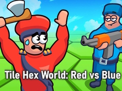 खेल Tile Hex World: Red vs Blue