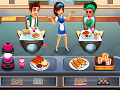 खेल Cooking Cafe Food Chef