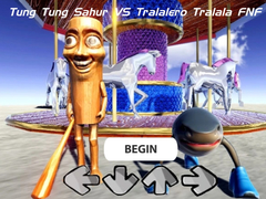 खेल Tung Tung Sahur VS Tralalero Tralala FNF