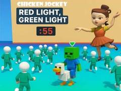खेल Chicken Jockey: Red Light Green Light