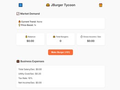 खेल Jburger Tycoon