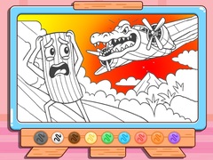 खेल Coloring Book: Bombardino Crocodilo