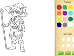 खेल Elf Coloring Book