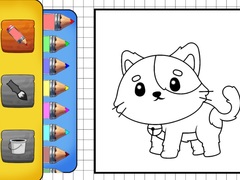 खेल Fill The Animal Color