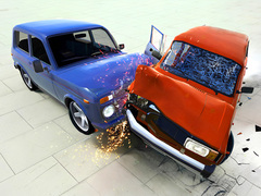 खेल Beam Drive Car Crash Test Simulator