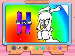 खेल Coloring Book: Alphabet Lore H