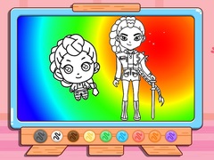 खेल Coloring Book: Kpop Rumi