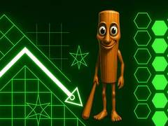 खेल Tung Tung Sahur in Geometry Dash