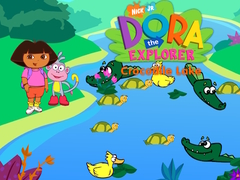 खेल Dora The explorer  Crocodile Lake