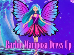 खेल Barbie Mariposa Dress Up