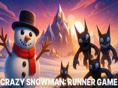 खेल Crazy Snowman: Runner Game