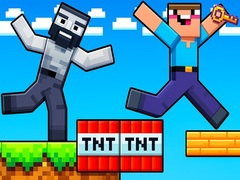 खेल Noob: Parkour Tricks
