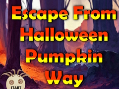 खेल Escape From Halloween Pumpkin Way