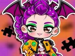 खेल Jigsaw Puzzle: Kpop Star Girls' Halloween