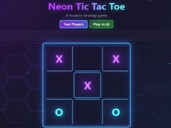खेल Neon Tic-Tac-Toe