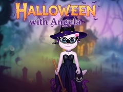 खेल Halloween with Angela