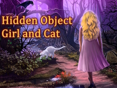 खेल Hidden Object Girl and Cat